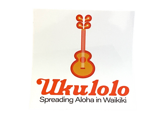 Aloha Square Sticker