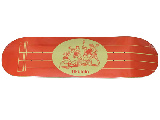 Cook'd - Ali'i Red & Yellow Skateboard Deck