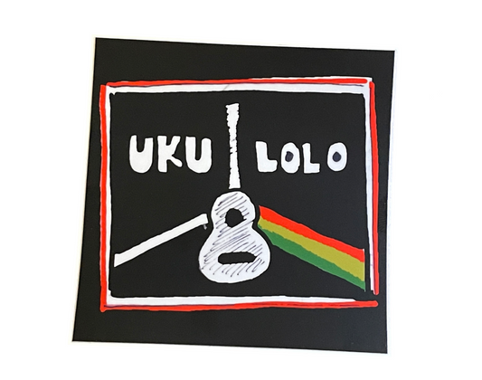 Dark Side of the Uke Sticker