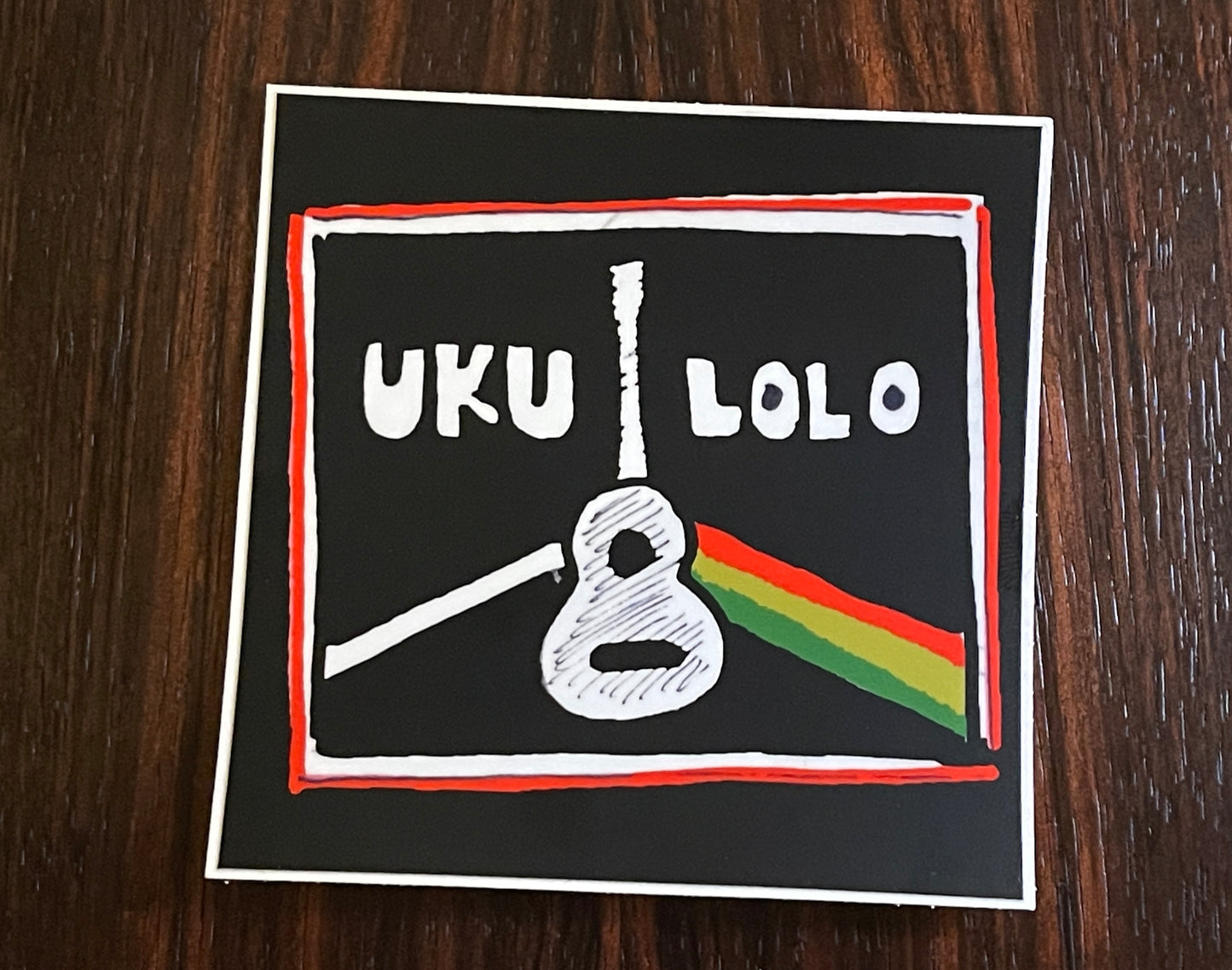 Dark Side of the Uke Sticker