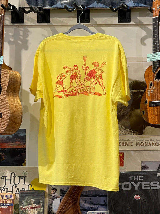 Cook'd Tee - Ali'i Yellow & Red