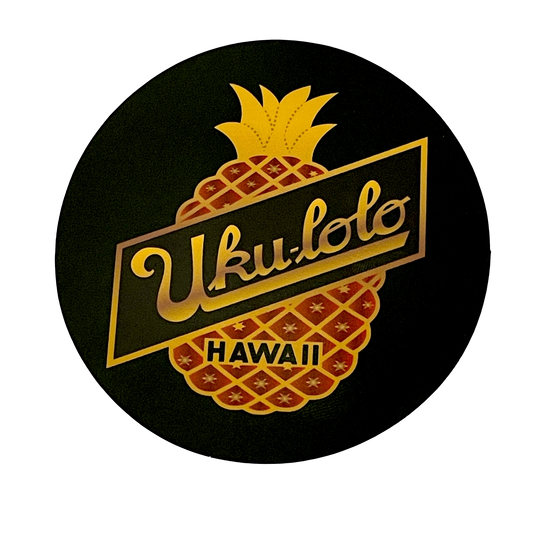 Pineapple Logo Circle Sticker